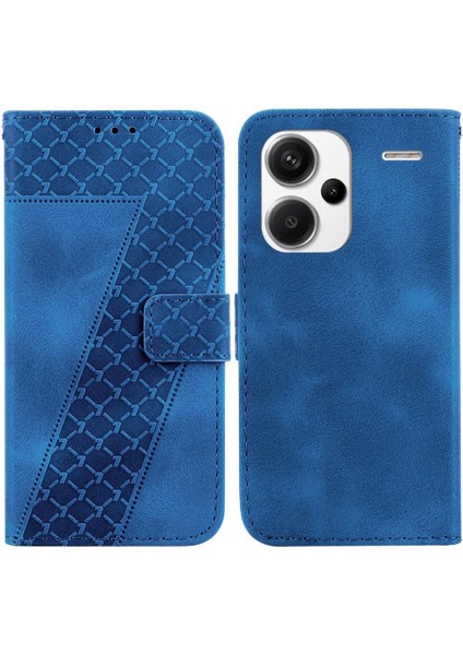 Xiaomi Redmi Için Not 13 Pro Artı Flip Folio Kapak Cüzdan Kabartmalı Pu Kılıf (Yurt Dışından)