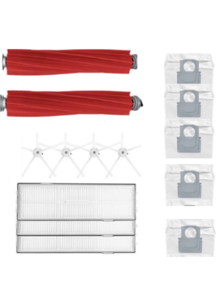 Roborock S7 Maxv ULTRA/T8PLUS Ana Fırça Bezi Filtre Toz Torbaları Için (Yurt Dışından)
