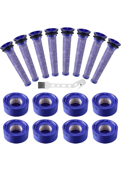 Dyson V7, V8 DC58, DC59 Için Yeniden Kullanılabilir ve Yıkanabilir Vakum Filtre Kiti (Yurt Dışından)