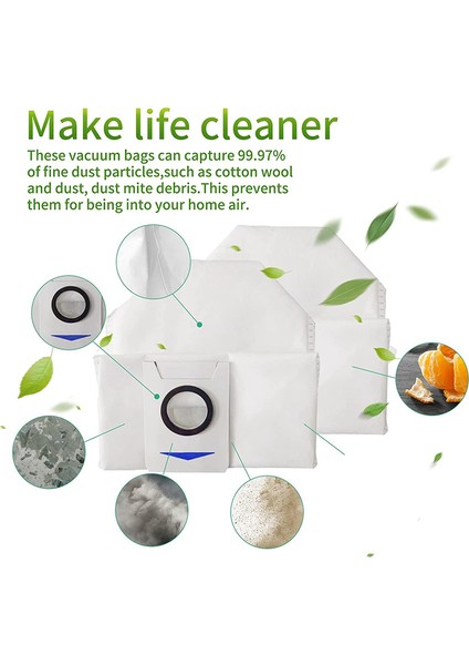 Ecovacs Deebot X1 Omnı Toz Torbası Aksesuarları Robotlu Süpürge (Yurt Dışından)