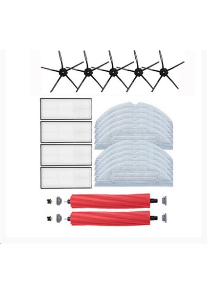 Xiaomi Roborock Için Ana Fırça Hepa Filtre Paspas Bezi Yan Fırça (Yurt Dışından)