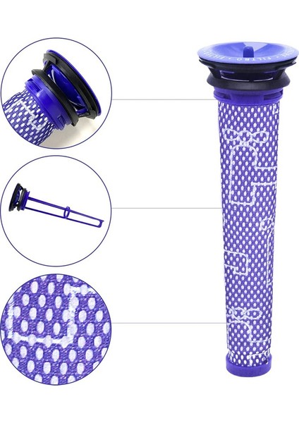 Dyson V7 V8 Hayvan ve Mutlak Yıkanabilir Ön Filtreler Için Son Filtre (Yurt Dışından)