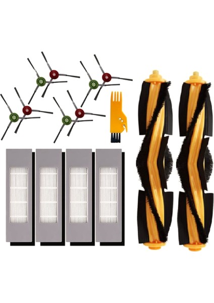 Ecovacs Deebot Ozmo Ana Yan Fırça Hepa Filtre Aksesuarları Için 15 Adet (Yurt Dışından)