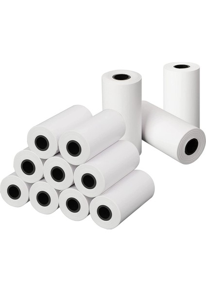 Silhouette Baskı Kağıdı, 12 Rulo 57X30MM Çekirdekli Fotoğraf Baskı Termal Kağıt Ruloları Anında Baskı Kamerası Dolum Kağıdı (Yurt Dışından)