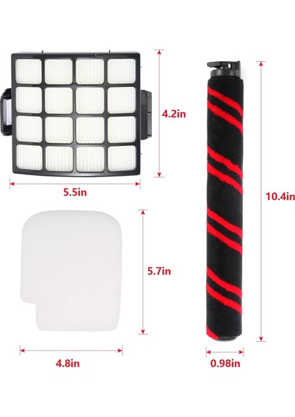 Shark Stratos Için Fırça Rulosu ve 2 Filtre Kitinin Değiştirilmesi (Yurt Dışından) modelleri