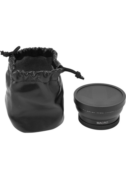 Silhouette 49MM 0.45X Süper Makro Geniş Açı Balıkgözü Makro Fotoğraf Lensi Dslr Slr Kamera Için (Yurt Dışından)