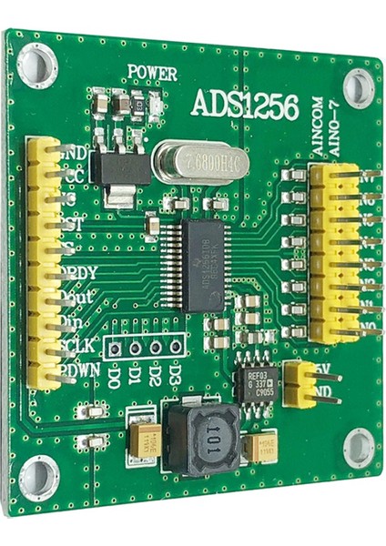 Silhouette Yüksek Hassasiyetli Adc ADS1256 Analogdan Dijitale Dönüşüm 24 Bit Sekiz Kanallı Modül (Yurt Dışından)