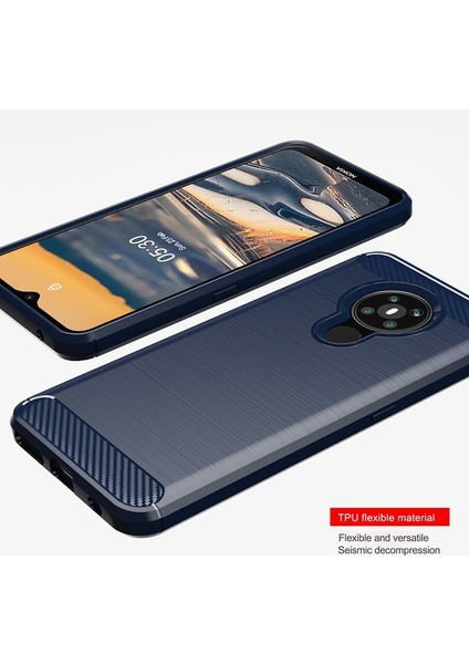 Silhouette 5.3 Kılıf Için Uygun Düşme Önleyici Koruyucu Kabuk Fırçalanmış Kabuk Koruyucu Yumuşak Kabuk Tpu Cep Telefonu Kılıfı Mavi (Yurt Dışından) modelleri