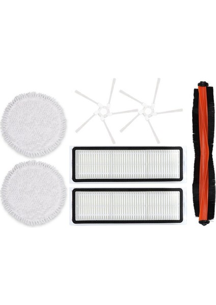 Xiaomi Mijia Pro STYTJ06ZHM Ana Yan Fırça Paspas Filtresi Için 7 Adet (Yurt Dışından)