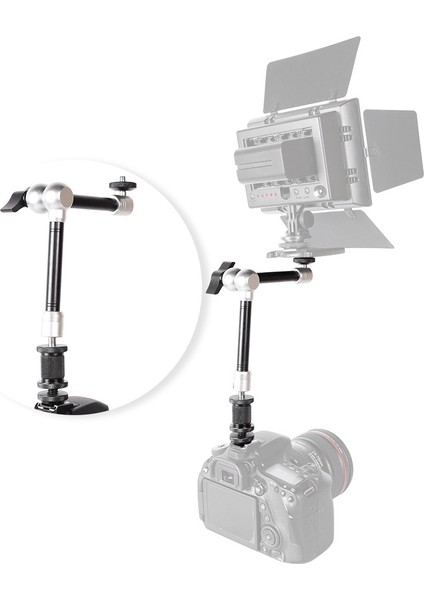 Silhouette LED Işık Dslr Rig LCD Monitör Için 11 Inç Kol Garip El (Yurt Dışından)
