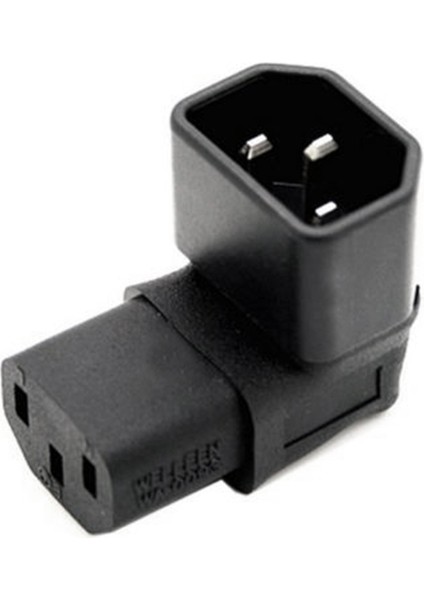 Silhouette Iec Erkek C14 - Yukarı Sağ Açılı 90 Derece Iec Dişi C13 Güç Uzatma Adaptörü (Yurt Dışından) fırsatları