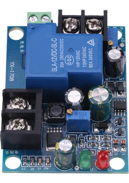 Silhouette 30A 24V Otomatik Akü Şarj Kontrol Cihazı Koruma Modülü YX1708 Akü Düşük Gerilim Şarj Kontrol Modülü (Yurt Dışından)