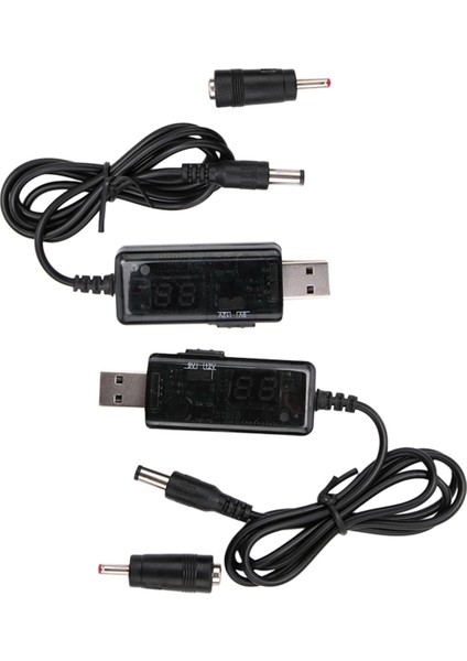 2 Adet Dc 5V Dc 9V 12V USB Gerilim Yükseltmeli Dönüştürücü Kablosu ile 1A Yükseltme Volt Trafo Güç Regülatörü Hattı (Yurt Dışından)