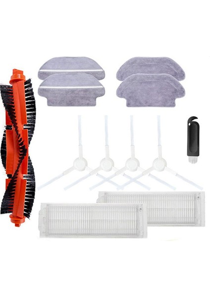 Ana Yan Fırça Hepa Filtre Paspas Bezi Bez Yedek Temizleyici (Yurt Dışından)