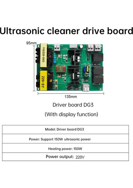 Silhouette Dg3 40KHZ 150W 220V Ultrasonik Temizleyici Sürücü Devre Kartı Araba Yıkama Temizleme Makinesi Jeneratörü Dönüştürücü (Yurt Dışından) fırsatları