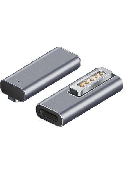 Silhouette Air/pro Için Manyetik USB C Adaptör Tip C/DC5521 - 2 Konnektör Pd Hızlı Şarj Adaptörü (Yurt Dışından)