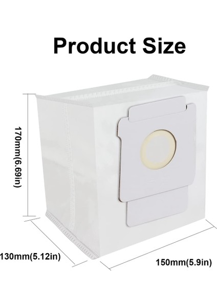 Irobot Roomba I7+ I7 Plus (7550) I3+(3550) Için 14'lü Paket I7 Vakum Torbası (Yurt Dışından) indirimleri