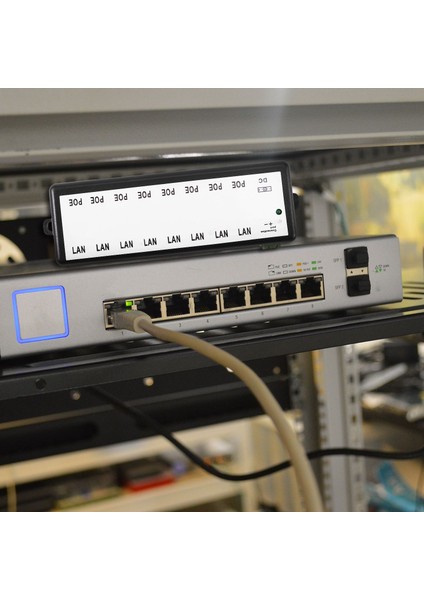 Silhouette 8 Port Poe Enjektör Cctv Ağı Için Poe Splitter Poe Kamera Ethernet Üzerinden Güç IEEE802.3AF (Yurt Dışından)