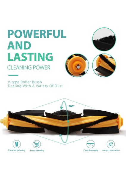 Ecovacs Deebot Ozmo T8 Max T8 Aıvı N8 Pro Için Yedek Aksesuarlar (Yurt Dışından) fiyatları