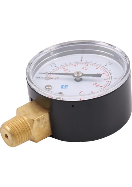 Silhouette 0-1bar 50MM Su Basıncı Ölçer Ölçer 1/4 Inç Npt Konu Manometre -50-15PSI (Yurt Dışından)