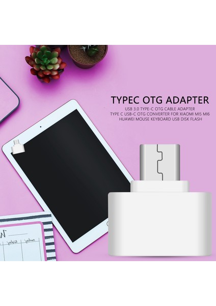 Silhouette USB 3.0 Tip-C Otg Kablo Adaptörü Tip C Usb-C Otg Dönüştürücü Mi5 Mi6 Fare Klavye USB Disk Flash (Yurt Dışından)