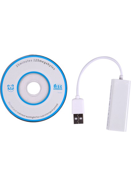 Silhouette Hava Dizüstü Bilgisayarı Için USB 2.0 - RJ45 Lan Ethernet Ağ Adaptörü (Yurt Dışından)
