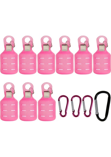 Silhouette 9 Adet Kalamar Jig Kanca Kapağı Balıkçılık Kancalar Kapak Şemsiye Kanca Kapakları Koruyucu Balıkçılık Jigs Cazibesi Güvenlik Kapakları Pembe-L (Yurt Dışından) fırsatları