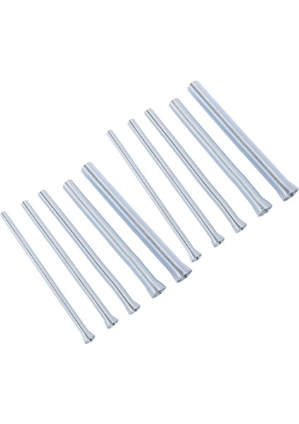 SILHOUETTE10 Adet Bahar Boru Bükücü 210MM Gergi Yayı Boru Bükücü 1/4 Inç-5/8 Inç Yay Çeliği Bakır Alüminyum Boru (Yurt Dışından)