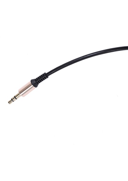 Silhouette 3.5mm Ses Aux Kablosu Jakı 3.5 Jack Altın Kaplama 90 Derece Açılı Ses Kablosu 3.5mm Erkek - Erkek Araba Için Siyah (Yurt Dışından)