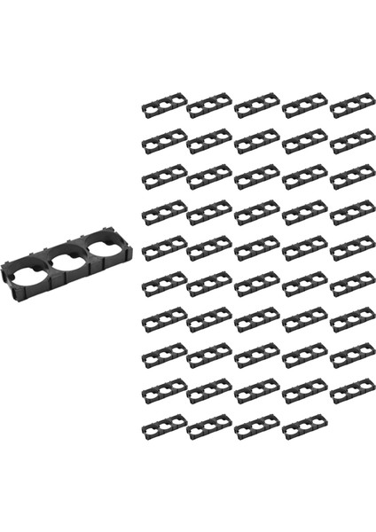 Silhouette 50 Adet 21700 Lityum Hücre Spacer Üçlü Pil Tutucu Braketi Pil Paketi Braketi Dıy Sabit Pil 21.7mm Delik Dia (Yurt Dışından)