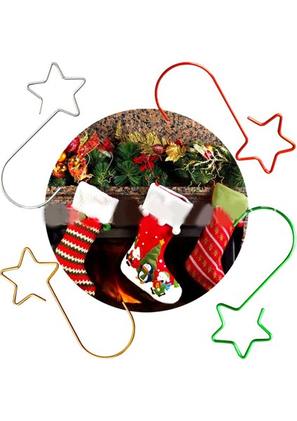 Silhouette Metal Noel Çelenk Kanca Ev Noel Süs Noel Çelenk Kanca Noel Kanca Çelenk Kolye Ağacı (Yurt Dışından)