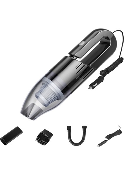 Silhouette El Araba Elektrikli Süpürge, Araba Araç ve Ev Için Evrensel 12V 6000PA Otomatik Mini Elektrikli Süpürge (Yurt Dışından)