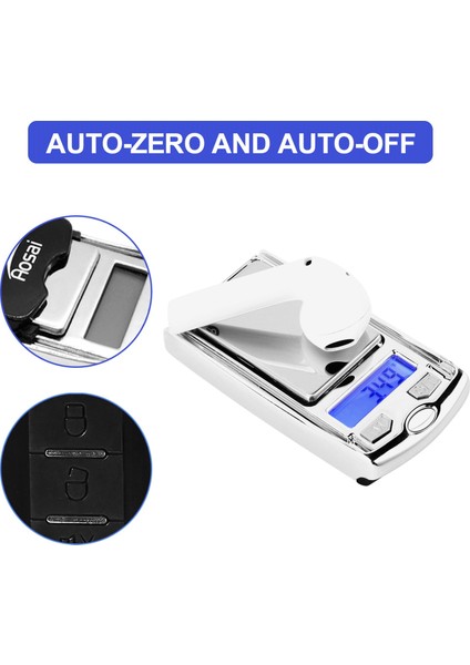 Silhouette Mini Cep Dijital Araç Ölçeği Ultra Ince 100G/0,01 Hafif (Yurt Dışından) modelleri