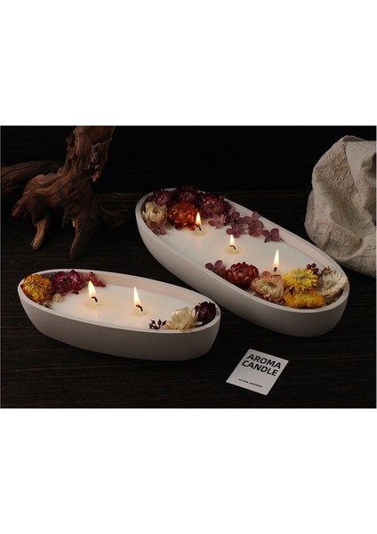 Silhouette 2 Adet Mum Kavanozu Silikon Kalıp Oval Çimento Alçı Saksı Kalıp Beton Balmumu Kutusu Mum Tepsisi Kalıp (Yurt Dışından) modelleri