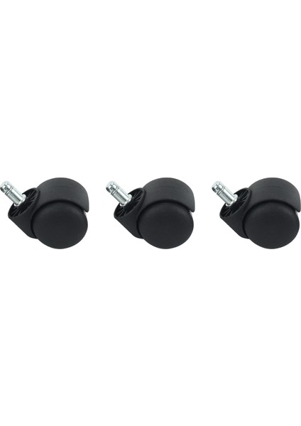SILHOUETTE50MM Ofis Koltuğu Makaralı Tekerlekler - 10'lu Set - Siyah (Yurt Dışından)