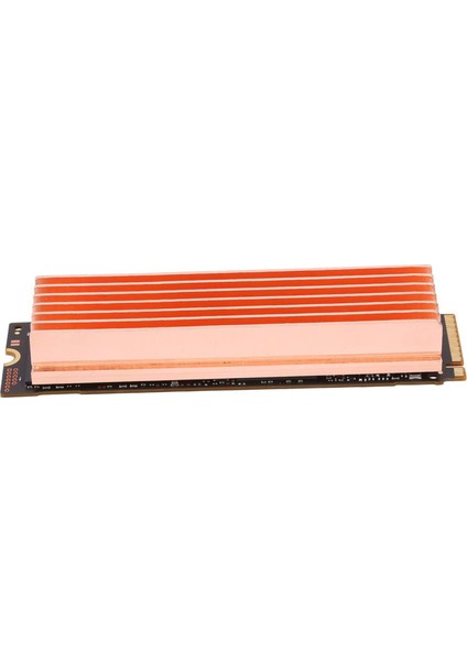 M.2 Soğutucu Saf Bakır Nvme M2 2280 SSD Dıy 7 Yüzgeçleri Soğutucu Termal Pedli Masaüstü Bilgisayar Için (2 Adet) (Yurt Dışından)