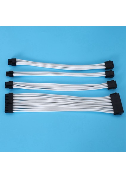 Silhouette 2x Temel Uzatma Kablosu Kiti; 2 Adet Atx 24PIN/EPS 4+4pin/pci-E 8pin/pci-E 6pin Güç Uzatma Kablosu (Yurt Dışından) modelleri