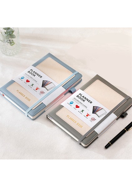 Silhouette Week Planner 2024 Pu Kapaklı Defter, Orta (A5) Ciltli, 5.9x8.4 Inç Gri (Yurt Dışından)