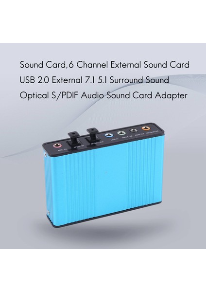Silhouette Ses Kartı, 6 Kanal Harici Ses Kartı USB 2.0 Harici 7.1 5.1 Çevresel Ses Optik S/pdıf Ses Ses Kartı Adaptörü (Yurt Dışından) fiyatları