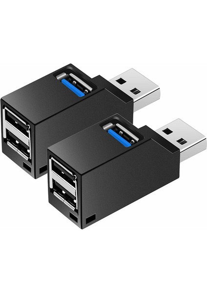 Silhouette 2 Adet 3-Port USB Hub Mini Usb3.0 Yüksek Hızlı Hub Dağıtıcı Kutusu Pc Dizüstü Bilgisayar Için U Disk Cep Telefonu Kart Okuyucu (Yurt Dışından)