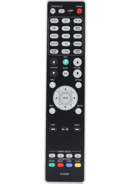 Silhouette RC025SR Av Surround Alıcısı Için Yedek Uzaktan Kumanda SR6010 SR6009 SR6010 SR6011 ve Alt RC024SR NR1605 (Yurt Dışından)
