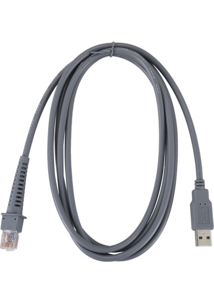 Silhouette 1 x USB A Erkek - RJ45 Kablosu 7ft 2m Barkod Tarayıcı LS4278 LS2208 2208AP (Yurt Dışından)
