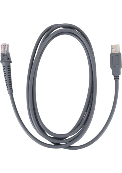 Silhouette 1 x USB A Erkek - RJ45 Kablosu 7ft 2m Barkod Tarayıcı LS4278 LS2208 2208AP (Yurt Dışından) modelleri