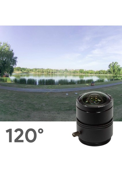 Hq Kamera Için 120 Derece Ultra Geniş Açı Lens, Manuel Odaklama ile 3,2 mm Uzunluk (Yurt Dışından) indirimleri