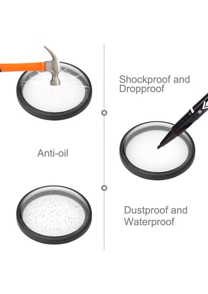 Silhouette 2 Adet Uv Filtre Lens Kapağı Koruyucu Koruyucu Kılıf Max Siyah Hd Filtre Eylem Kamera Aksesuarları (Yurt Dışından) fırsatları