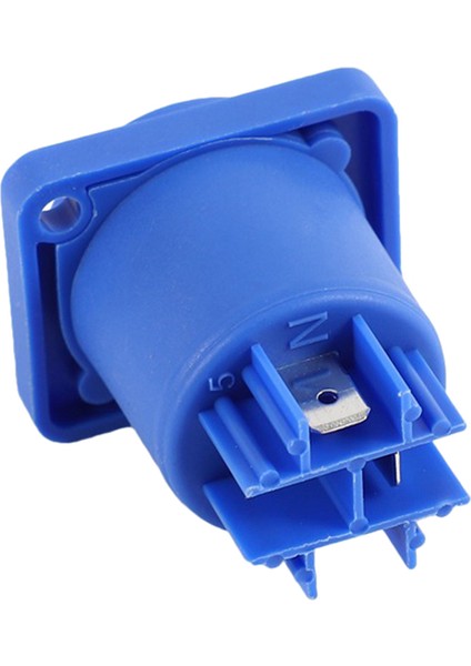 Silhouette 10 Adet Powercon Konektörü 3 Pin 20A 250 V Güç Hoparlör Paneli Soket Dişi LED Ekran Sahne Aydınlatma, Mavi (Yurt Dışından)