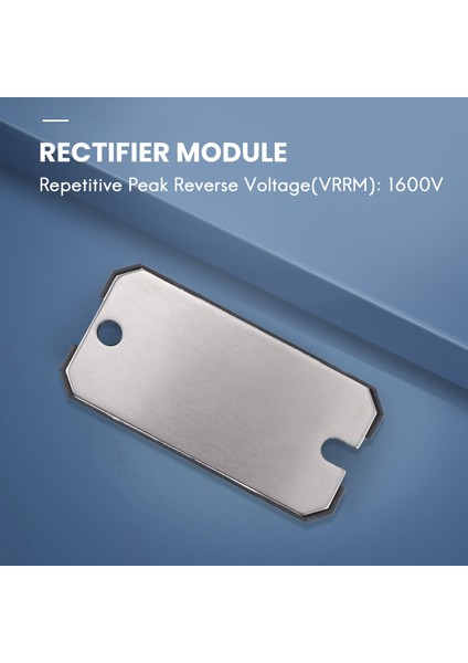 Silhouette Mdq 100A-1600V Siyah Tek Fazlı Diyot Köprü Doğrultucu 100A Amp Yüksek Güç 1600V (Yurt Dışından)