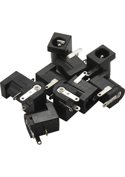 Silhouette 10 Adet Dc Güç Jak Soketi 2.1mm Namlu Tipi Pcb Montaj (Yurt Dışından)