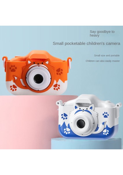 Silhouette Çocuklar Için 32GB Sd Kartlı Hd Kamera Dijital Kamera Video Kamera Turuncu (Yurt Dışından) fiyatları