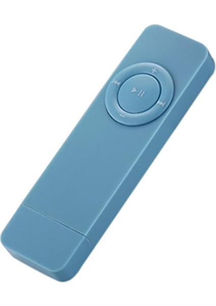 Silhouette Taşınabilir USB Spor U Disk Mini Mp3 Müzik Çalar Desteği 32GB Tf Kart (Mavi) (Yurt Dışından)